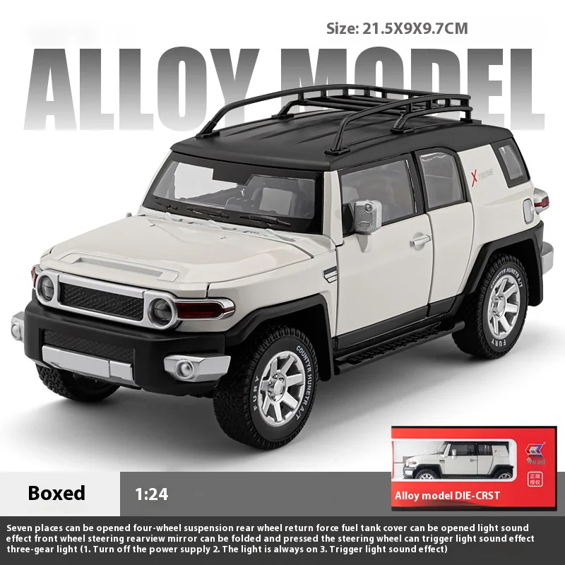 1:24 Scale Off-Road Vehicle Model with Roof Rack 10 1:24 Scale Off-Road Vehicle Model with Roof Rack - Image 10