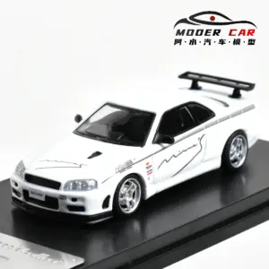 1:64 Nissan Skyline R34 V-SPEC Diecast Model 17 S718363e3c2264c668a3ec889ba02b70c7