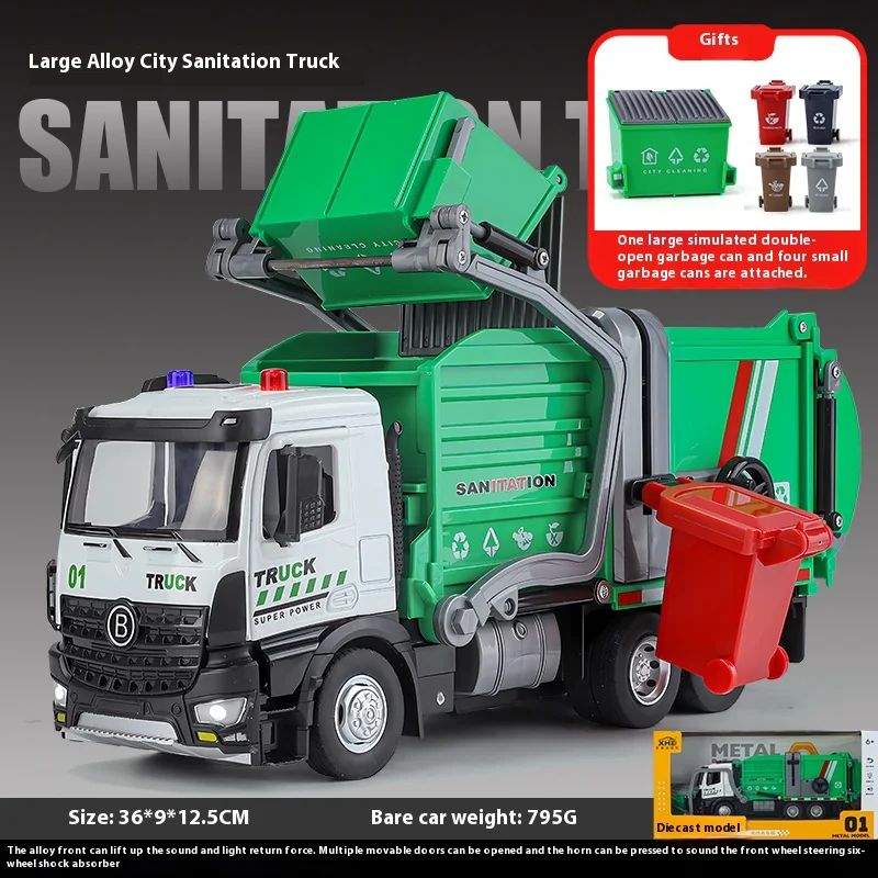 1:18 Scale Diecast City Sprinkler Truck Model 7 1:18 Scale Diecast City Sprinkler Truck Model - Image 7