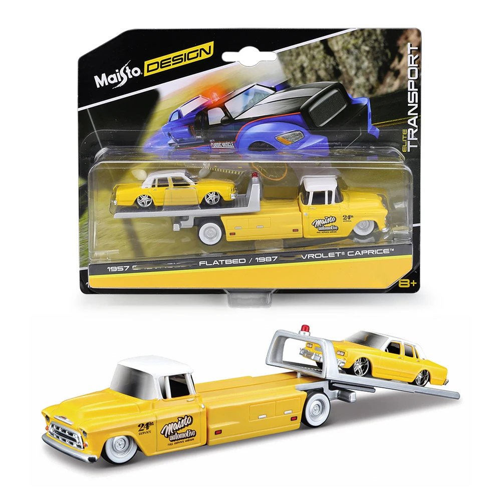 Maisto 1:64 Die-Cast Flatbed Truck and BMW M3 E30 13 Maisto 1:64 Die-Cast Flatbed Truck and BMW M3 E30 - Image 13