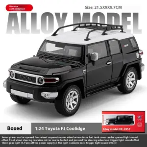 Toyota FJ Cruiser 1:24 Diecast Model Yellow Black 24 S7555c3b0c9a249db8608245bac18dacd4