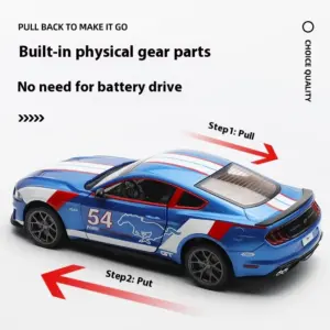 1:34 Scale Ford Mustang GT Diecast Model Car 11 S7568899ede90451284080b385d246225I