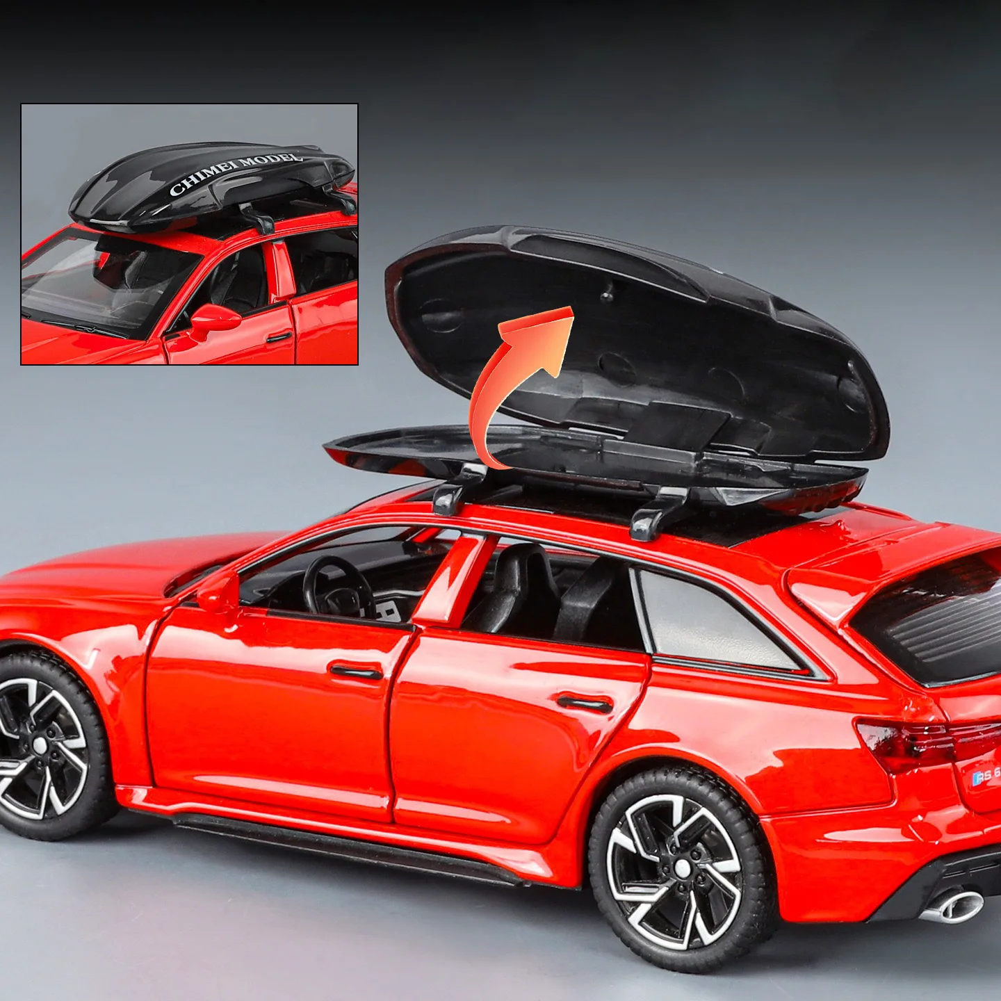Audi RS6 Quattro 1:32 Scale Diecast Model 4 Audi RS6 Quattro 1:32 Scale Diecast Model - Image 4