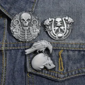 Dark Punk Skull Brooch in Three Designs 12 S77b6aa94768a4391905df6ed16f73b27G