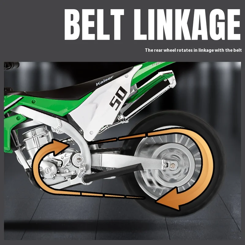 1/12 Scale Mountain Motocross Motorcycle Model 4 1/12 Scale Mountain Motocross Motorcycle Model - Image 4