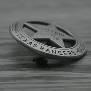 Texas Rangers Badge Pin Collectible 4.5 cm 11 S796117edc7314885a49a8aa4e6117e32g