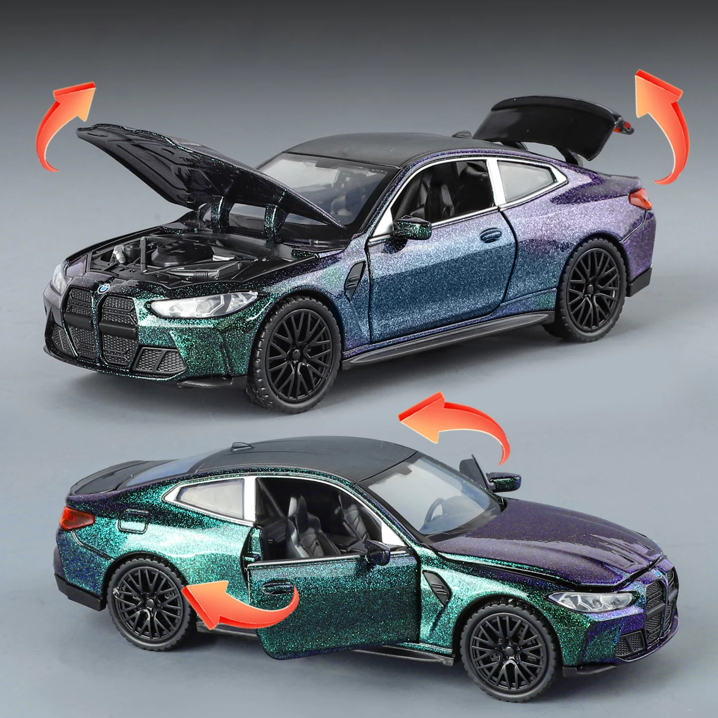 BMW M4 Coupe 1:32 Scale Diecast Model 4 BMW M4 Coupe 1:32 Scale Diecast Model - Image 4