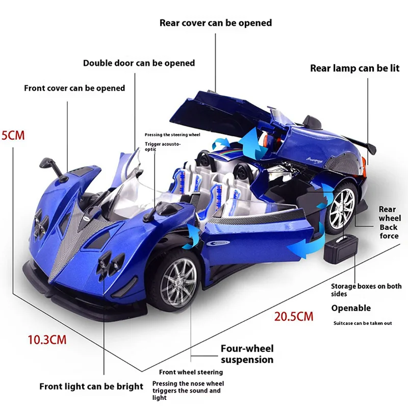 Alloy Model Car 1:24 Scale Stylish Design 3 Alloy Model Car 1:24 Scale Stylish Design - Image 3