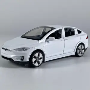 Vibrant Blue Electric SUV Diecast Model 1:32 Scale 27 S7cfaf5dcdeaa4c8fbf250049d5c6ae042