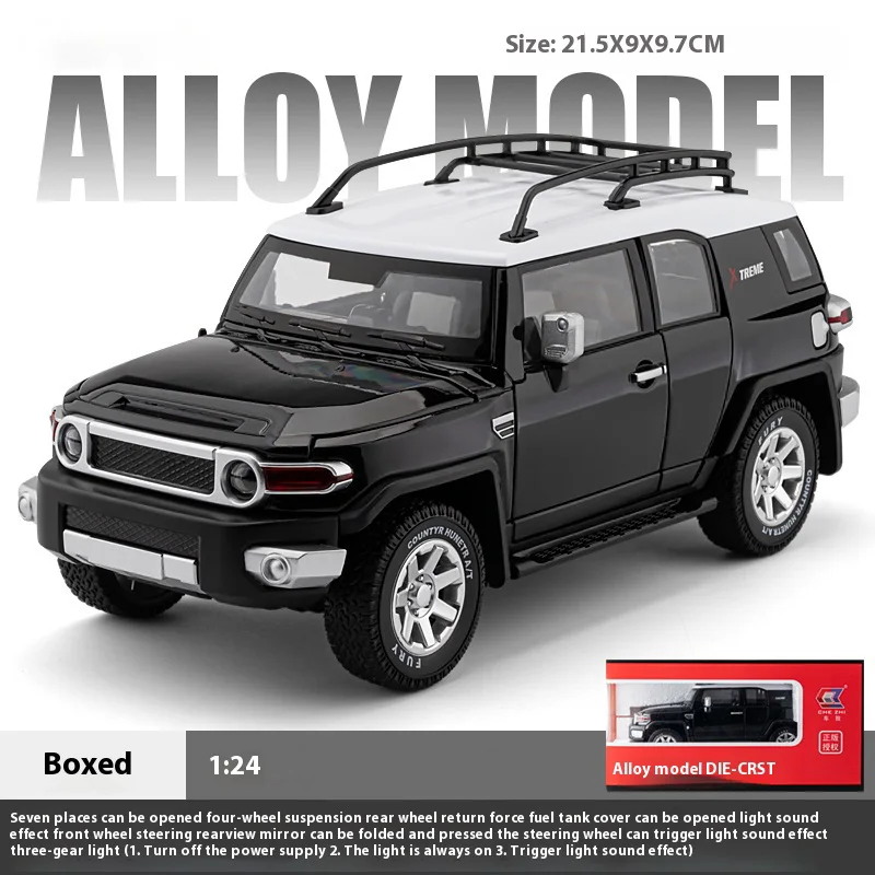 1:24 Scale Off-Road Vehicle Model with Roof Rack 8 1:24 Scale Off-Road Vehicle Model with Roof Rack - Image 8