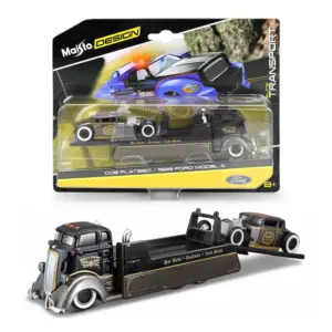 Maisto 1:64 Die-Cast Flatbed Truck and BMW M3 E30 32 S7dedebacec704a969c130f6e66f253f91