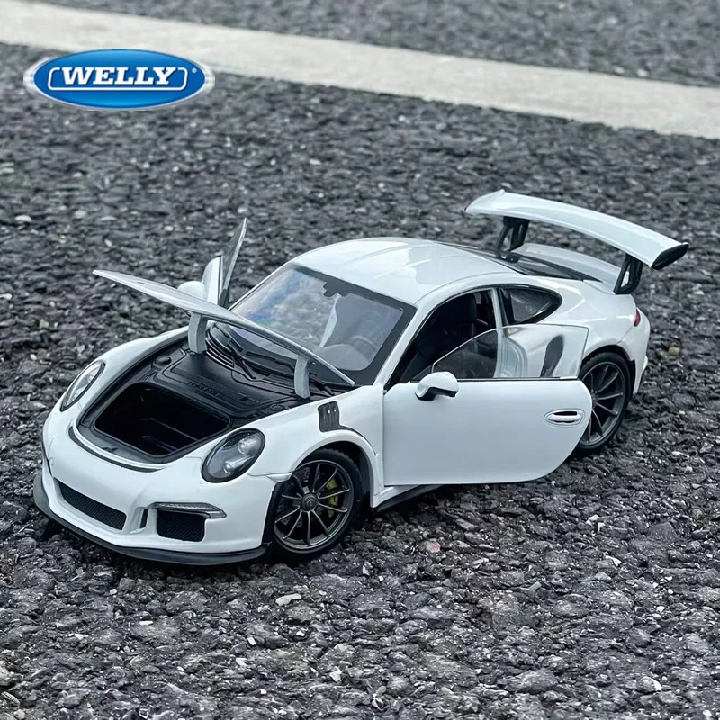 WELLY 1:24 Porsche 911 GT3 RS Diecast Model 3 WELLY 1:24 Porsche 911 GT3 RS Diecast Model - Image 3