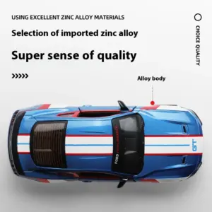 1:34 Scale Ford Mustang GT Diecast Model Car 9 S855b6a74785d4989859056b97e1a9ad41