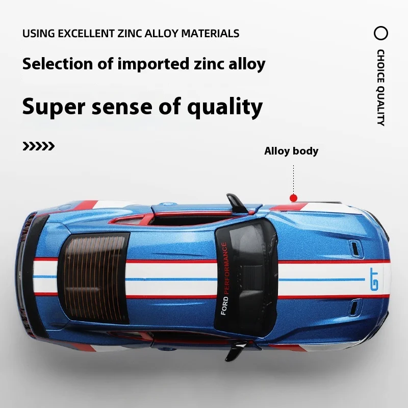 1:34 Scale Ford Mustang GT Diecast Model Car 2 1:34 Scale Ford Mustang GT Diecast Model Car - Image 2