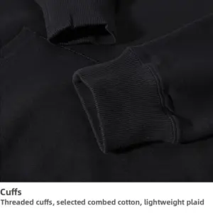 Men's Black Hoodie with Vibrant Graphic Print 15 S85be42be2c144282acb6c43bb122f452T