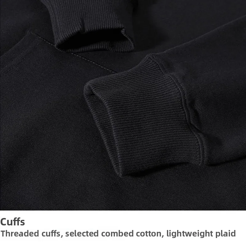 Men's Black Hoodie with Vibrant Graphic Print 3 Men's Black Hoodie with Vibrant Graphic Print - Image 3