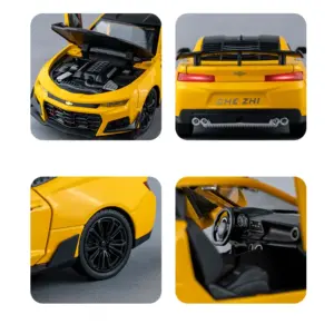 Camaro Bumblebee 1:24 Diecast Model Car 14 S86104bbe1a244cbaa64003c447ecb4621
