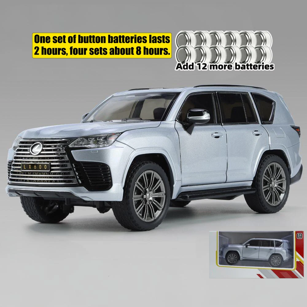 Lexus LX600 Off Road SUV Diecast Model 1:24 7 Lexus LX600 Off Road SUV Diecast Model 1:24 - Image 7