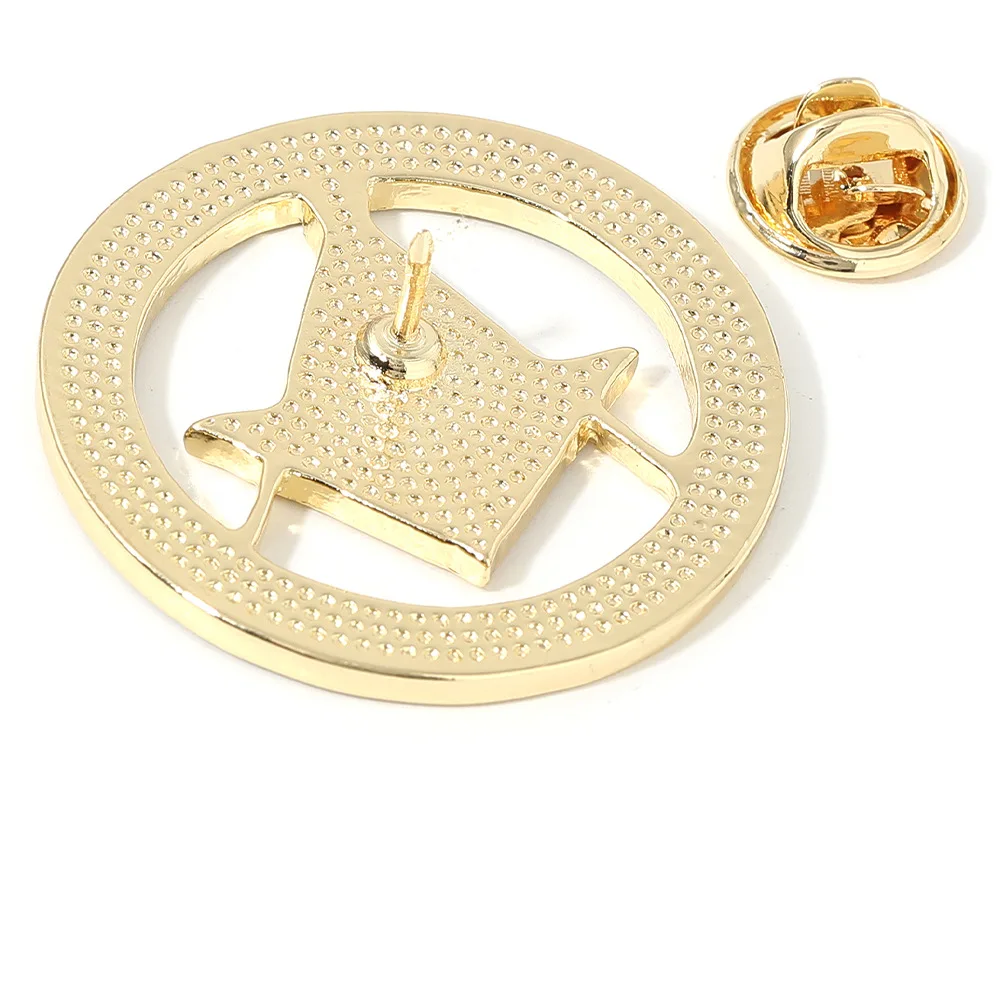 Freemason Lapel Pin in Black and Gold 6 Freemason Lapel Pin in Black and Gold - Image 6