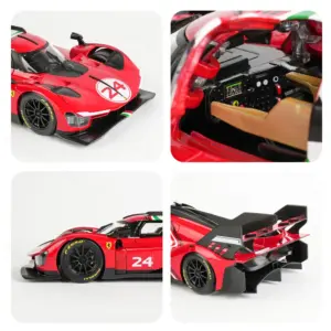 Bburago 1:18 Ferrari 499P Modificata Model Car 11 S87fac4492902499396ad3e704209ebb4H