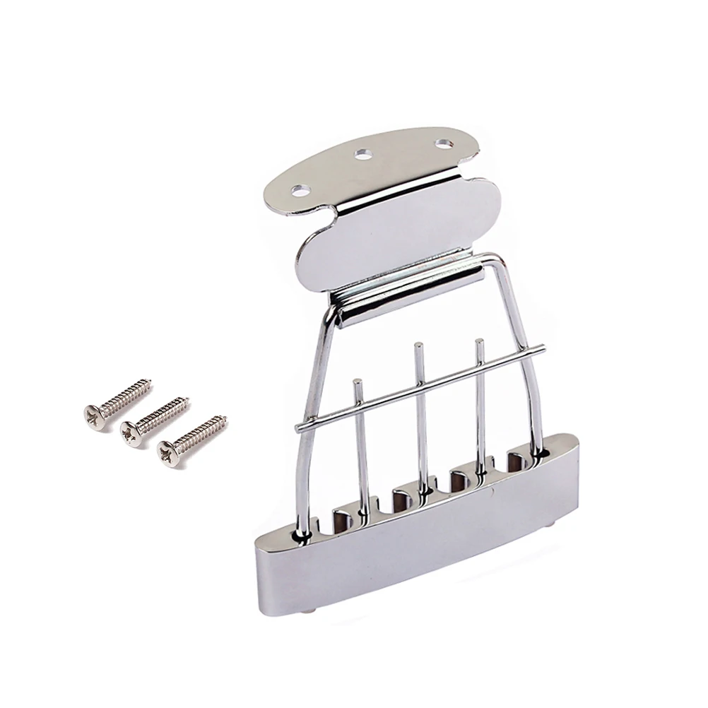 Four String Tailpiece Bridge for Guitars 5 Four String Tailpiece Bridge for Guitars - Image 5