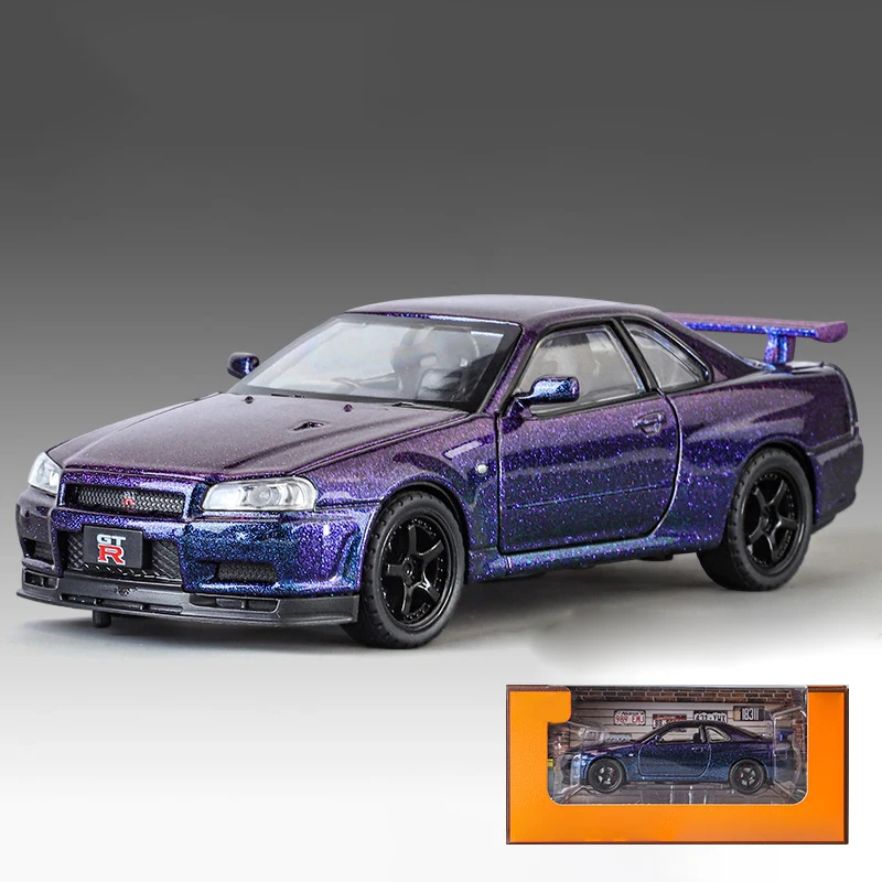 GTR R34 Skyline 1:32 Diecast Model Car 13 GTR R34 Skyline 1:32 Diecast Model Car - Image 13