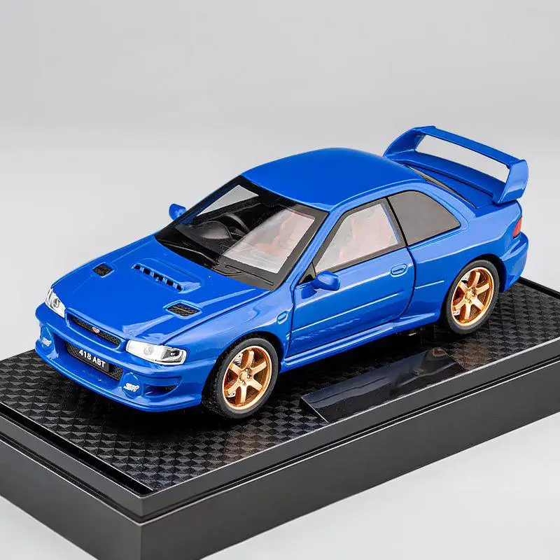 Blue Subaru Impreza WRX STI Diecast Model 1/32 11 Blue Subaru Impreza WRX STI Diecast Model 1/32 - Image 11