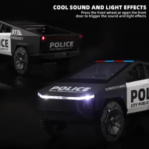 1:32 Scale Diecast Cybertruck Police SUV Model 10 S8be7c1f4607e4a36b7084bfc887e8bc6u