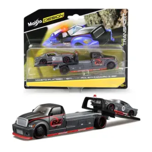 Maisto 1:64 Die-Cast Flatbed Truck and BMW M3 E30 42 S8d801b2aab054480892907961ad5d278b