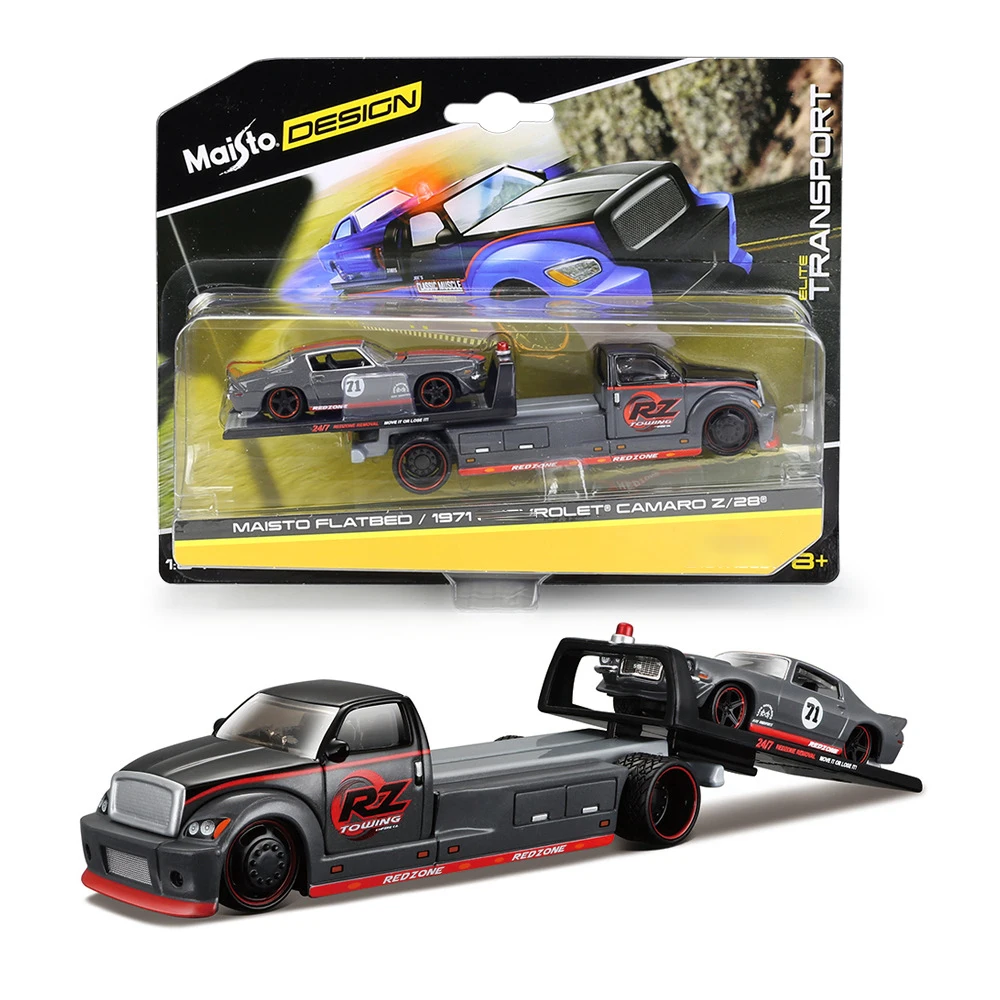 Maisto 1:64 Die-Cast Flatbed Truck and BMW M3 E30 17 Maisto 1:64 Die-Cast Flatbed Truck and BMW M3 E30 - Image 17