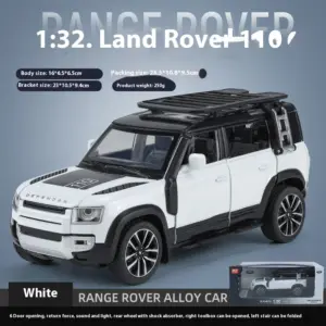 1:32 Scale Land Rover Defender 110 Diecast Model 19 S8dbc00231aa341d1918bfd2d2b1839ebL
