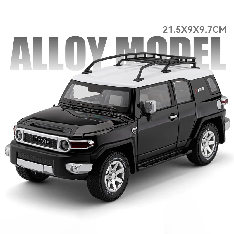 1:24 Toyota FJ Cruiser Diecast Model in Blue 7 1:24 Toyota FJ Cruiser Diecast Model in Blue - Image 7