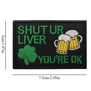 Four Leaf Trefoil Lucky Clover Tactical Patch 10 S8dc6061c689d4499a53e7ee72c6b97c9G