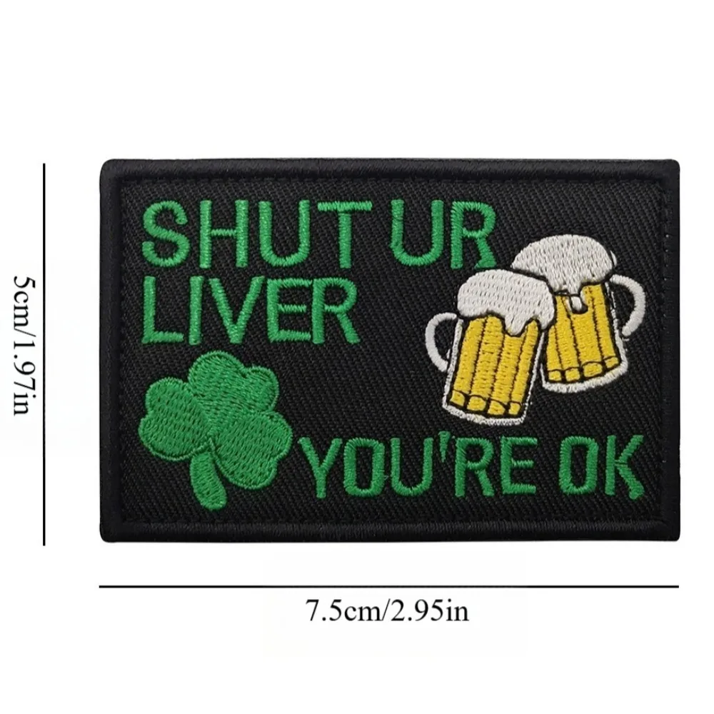 Four Leaf Trefoil Lucky Clover Tactical Patch 5 Four Leaf Trefoil Lucky Clover Tactical Patch - Image 5