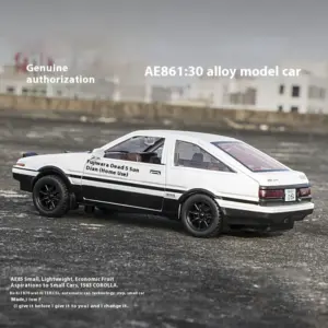 AE86 Alloy Sports Car Model Ornament 9 S8de1e895256344b7b505232b81247344L