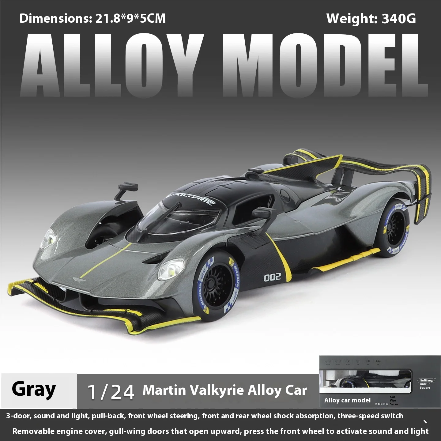 Martin Valkyrie 1/24 Scale Model Car 10 Martin Valkyrie 1/24 Scale Model Car - Image 10