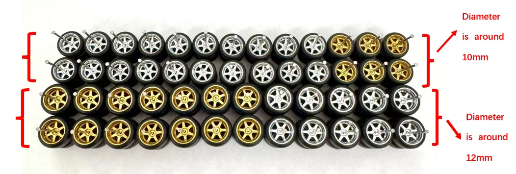 2024 Wheel Set for 1/64 Scale Models 5 2024 Wheel Set for 1/64 Scale Models - Image 5
