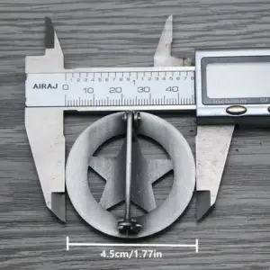 Texas Rangers Badge Pin Collectible 4.5 cm 8 S902732c379ff442d8a6f940abba24064M