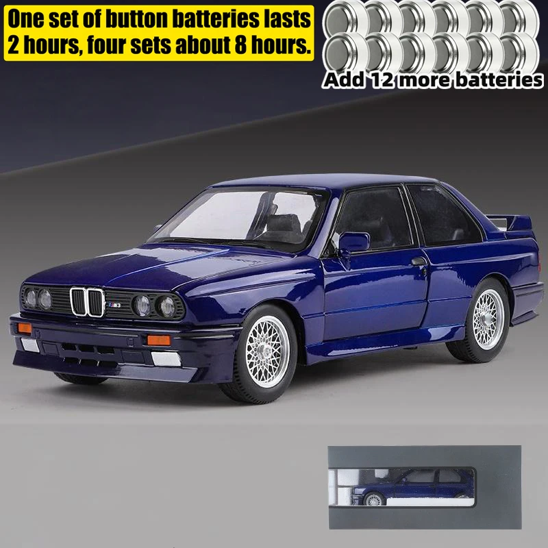 BMW M3 E30 1:24 Scale Diecast Model Car 8 BMW M3 E30 1:24 Scale Diecast Model Car - Image 8