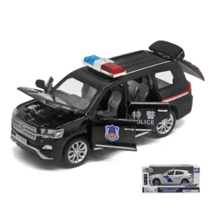 1:32 Scale Toyota Cruiser Police Diecast Model 20 S91f88af3a8684efc930b8c4b06605c08N