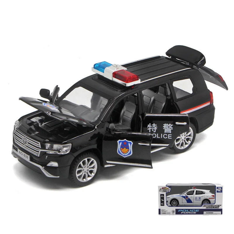 1:32 Scale Toyota Cruiser Police Diecast Model 9 1:32 Scale Toyota Cruiser Police Diecast Model - Image 9
