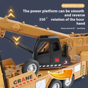 Large Metal Die-cast Crane Model Yellow 8 S941cf761b51d49709e46a4620daac031s