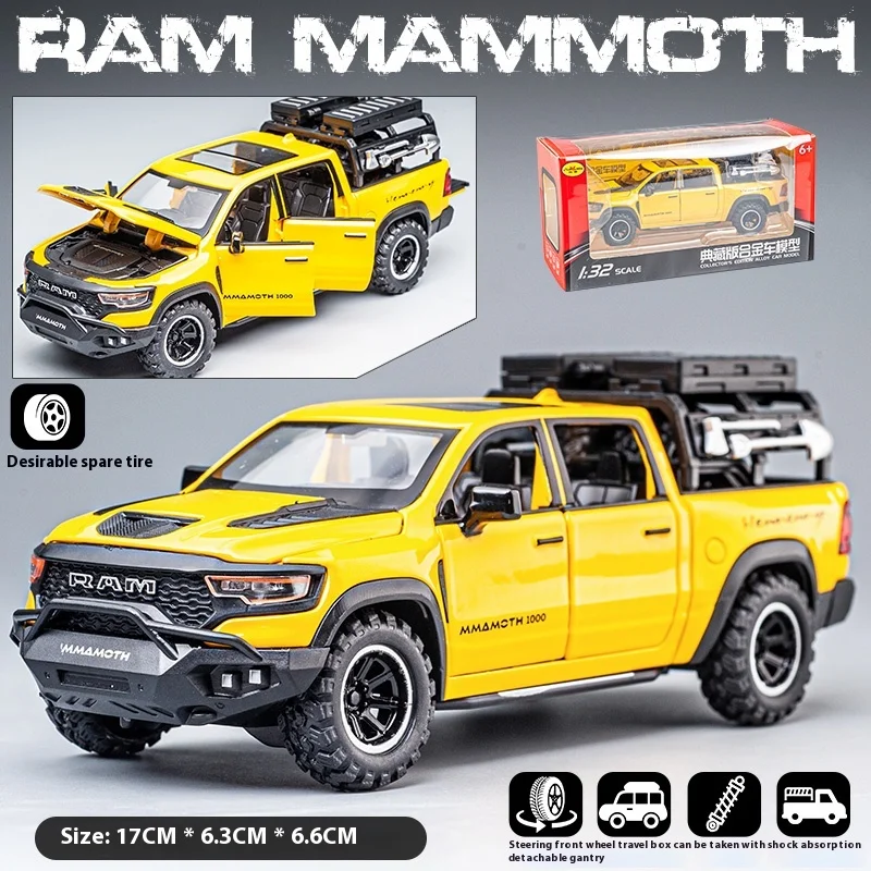 Dodge Mammoth 1000 TRX 1:32 Scale Diecast Model 14 Dodge Mammoth 1000 TRX 1:32 Scale Diecast Model - Image 14