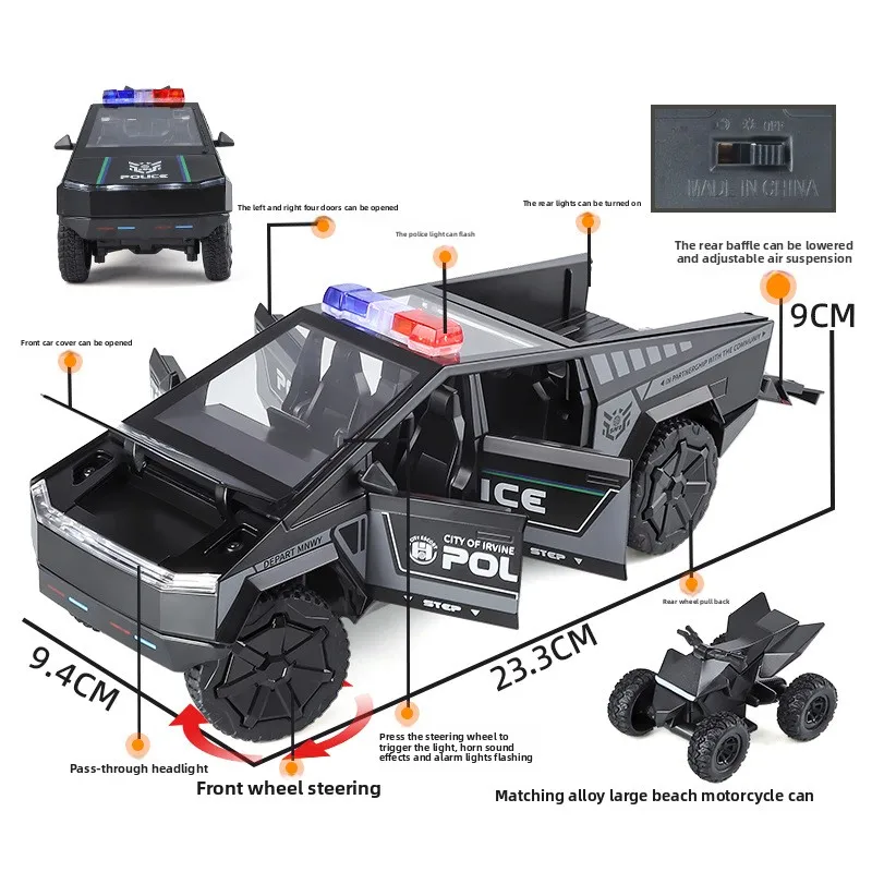 Picard Special Police Alloy Model Vehicle 2 Picard Special Police Alloy Model Vehicle - Image 2