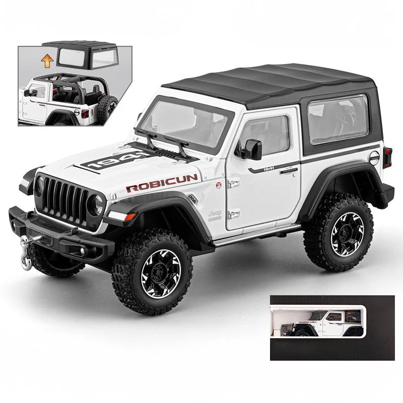 1:24 Scale Jeep Wrangler Rubicon Diecast Model 13 1:24 Scale Jeep Wrangler Rubicon Diecast Model - Image 13