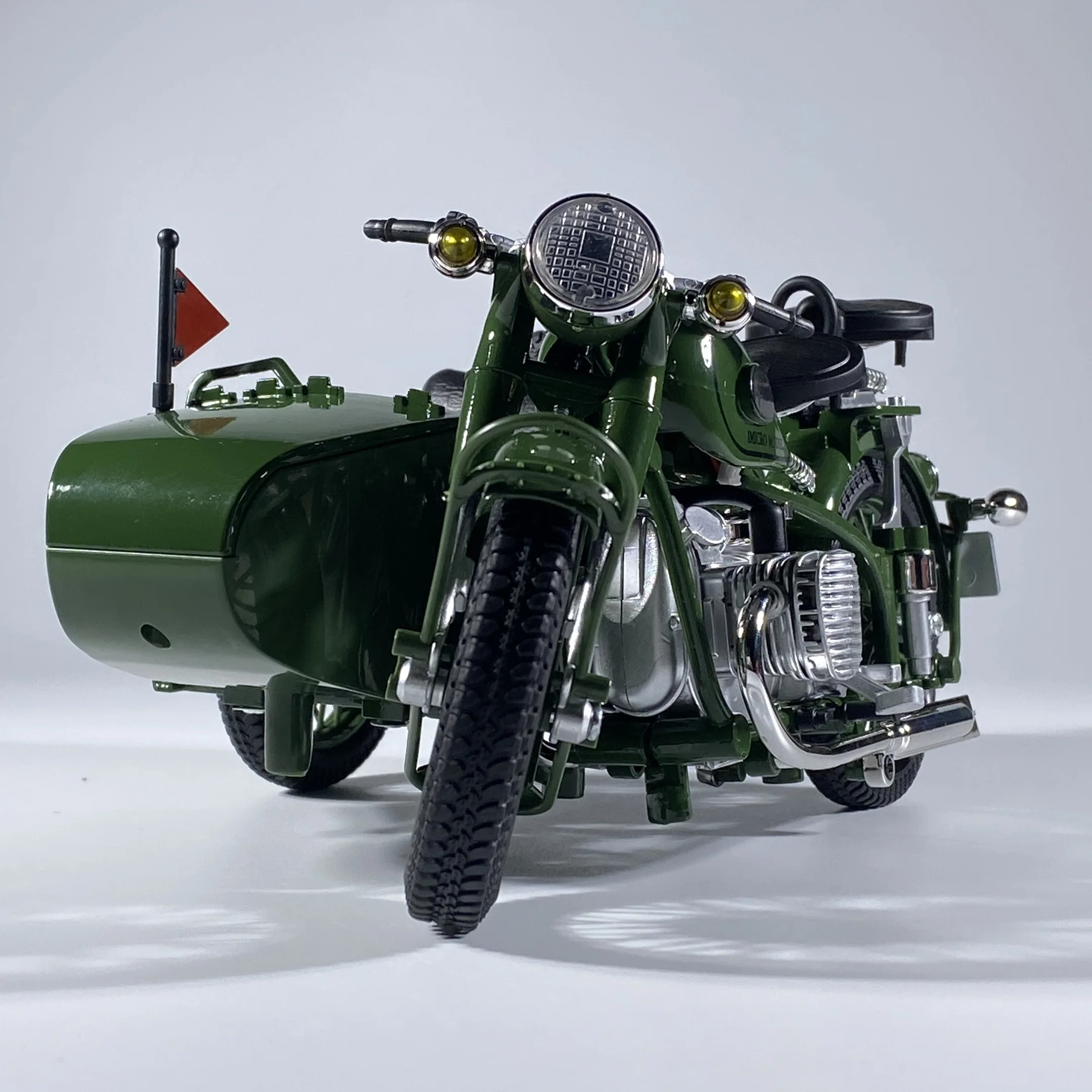 Ural M72 Sidecar Motorcycle 1:10 Scale Model 6 Ural M72 Sidecar Motorcycle 1:10 Scale Model - Image 6