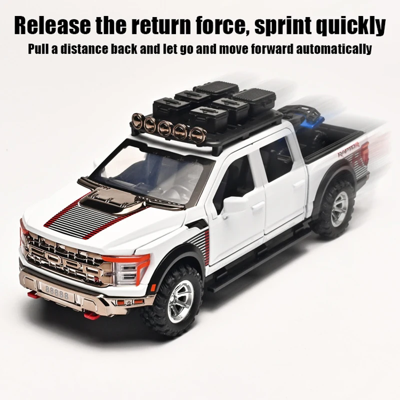 1:24 Scale F150 Off Road Pickup Model Car 4 1:24 Scale F150 Off Road Pickup Model Car - Image 4
