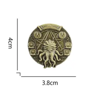 3D Cthulhu Pentagram Badge in Vintage Bronze 11 S998cf1cb3e764410afd95076094a6bdcz