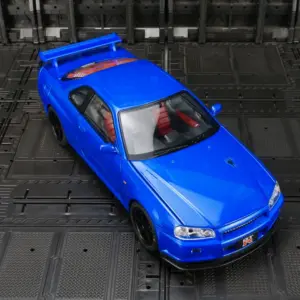 Nissan GT-R34 Skyline 1:18 Scale Diecast Model 15 S999013cb878f47469f70656f63ec5f2bo
