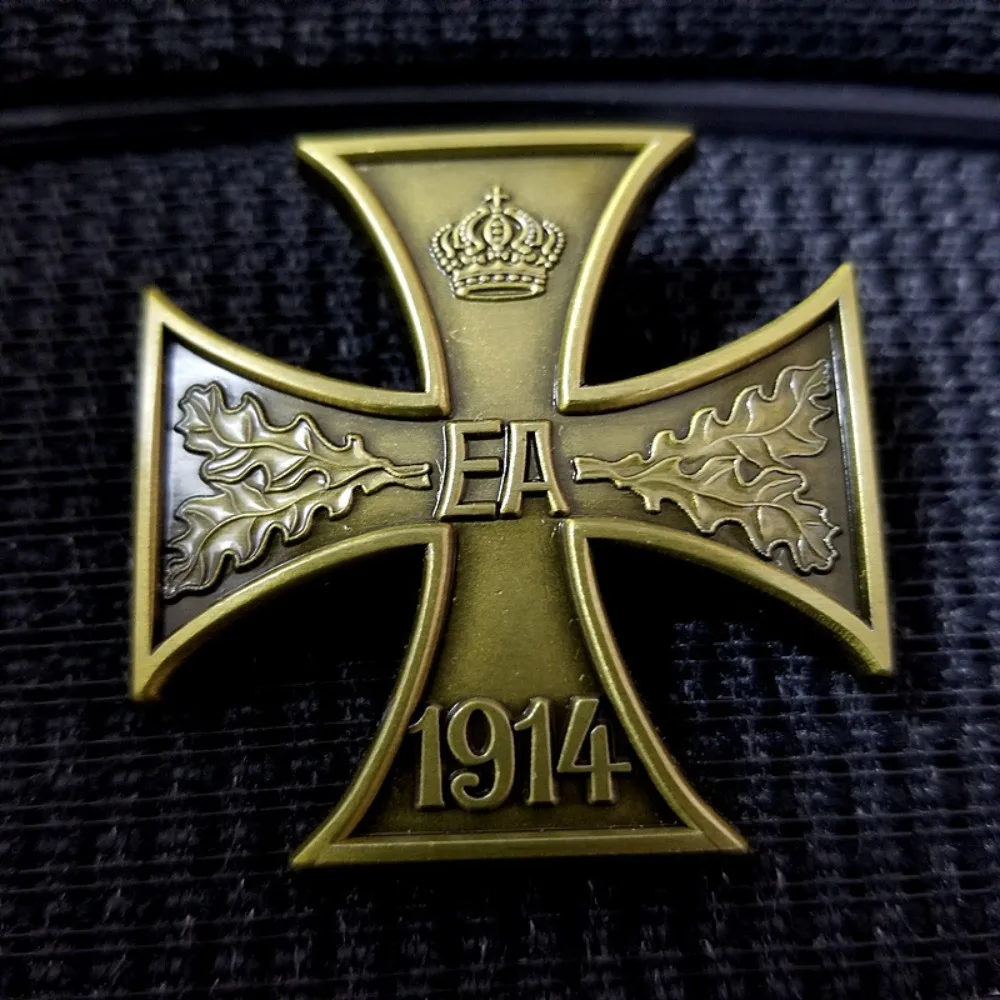 Retro Germany Brunswick Cross Brooch Pin 2 Retro Germany Brunswick Cross Brooch Pin - Image 2